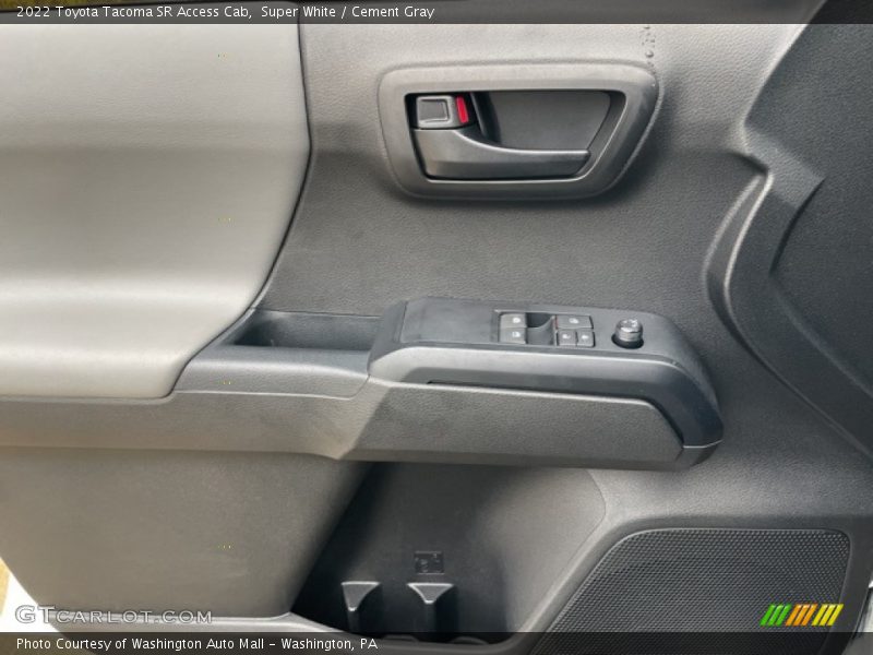Super White / Cement Gray 2022 Toyota Tacoma SR Access Cab
