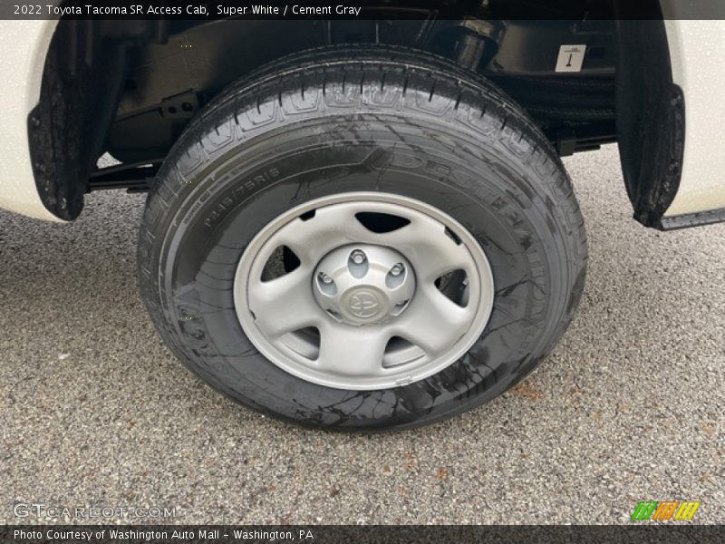 Super White / Cement Gray 2022 Toyota Tacoma SR Access Cab