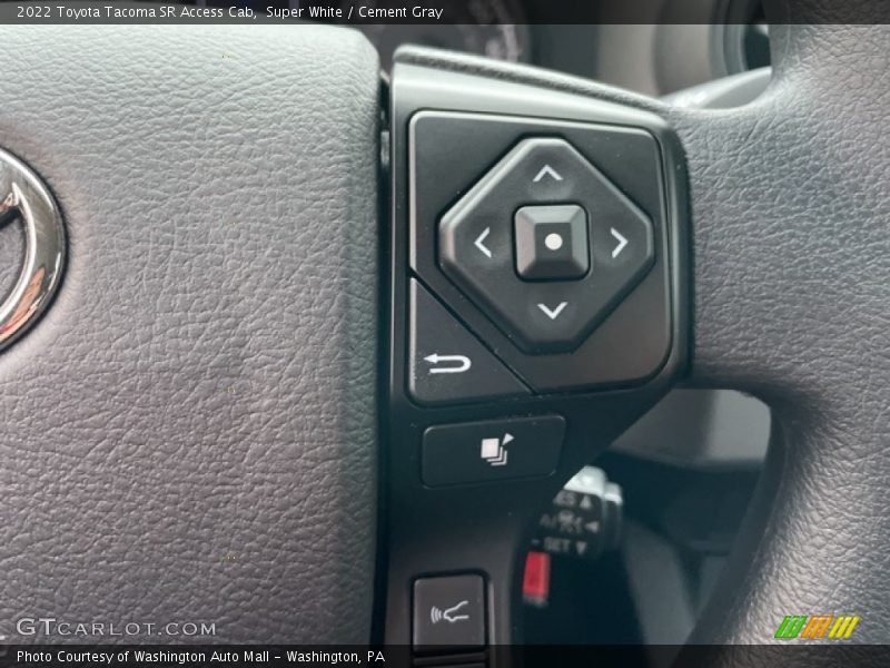 Super White / Cement Gray 2022 Toyota Tacoma SR Access Cab