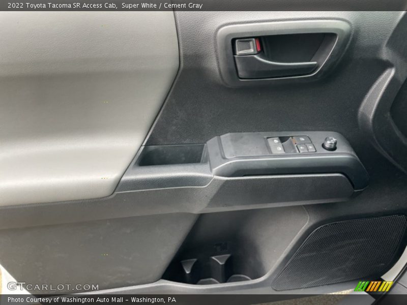 Super White / Cement Gray 2022 Toyota Tacoma SR Access Cab