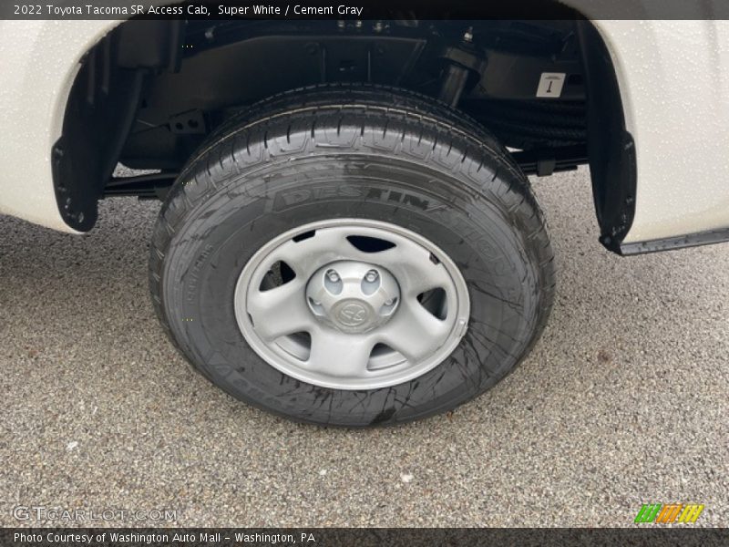 Super White / Cement Gray 2022 Toyota Tacoma SR Access Cab