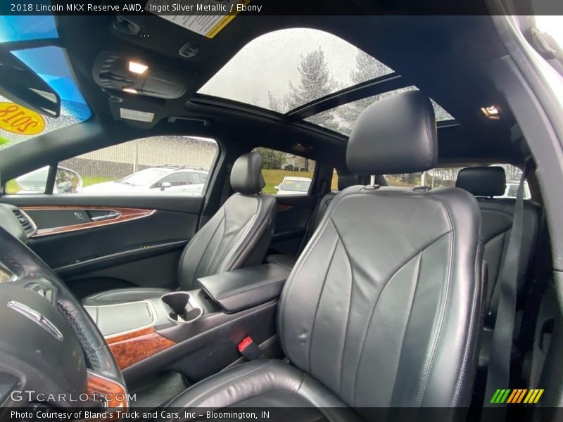 Ingot Silver Metallic / Ebony 2018 Lincoln MKX Reserve AWD