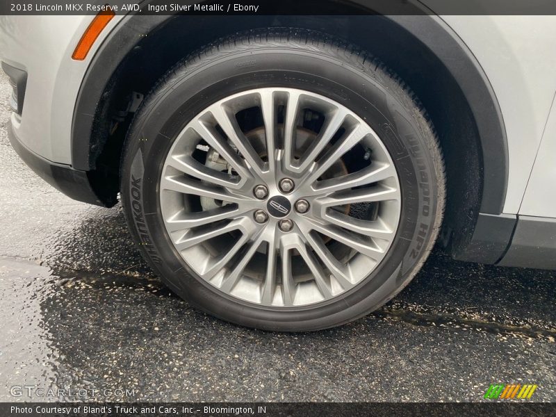 Ingot Silver Metallic / Ebony 2018 Lincoln MKX Reserve AWD