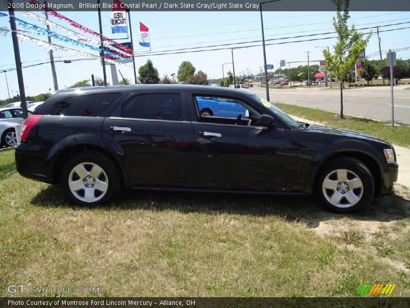Brilliant Black Crystal Pearl / Dark Slate Gray/Light Slate Gray 2008 Dodge Magnum