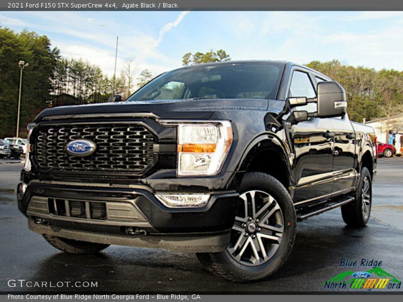 Agate Black / Black 2021 Ford F150 STX SuperCrew 4x4