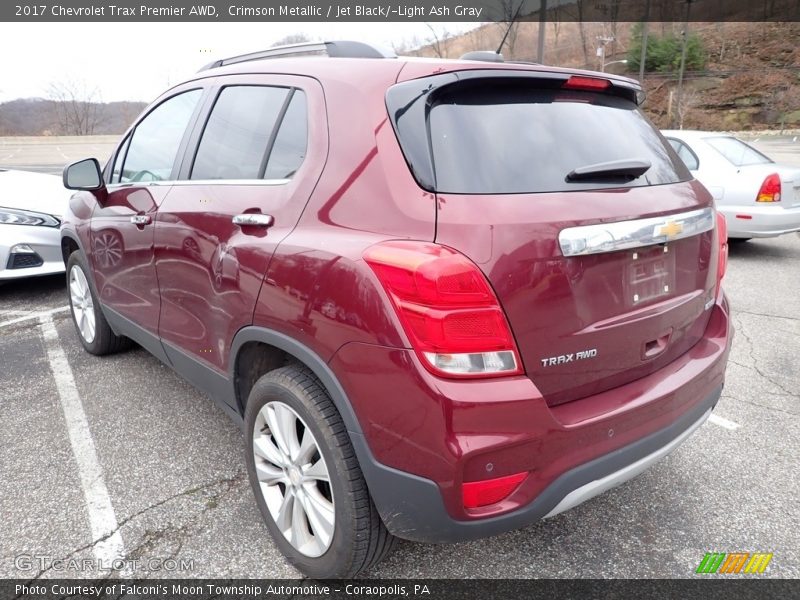 Crimson Metallic / Jet Black/­Light Ash Gray 2017 Chevrolet Trax Premier AWD