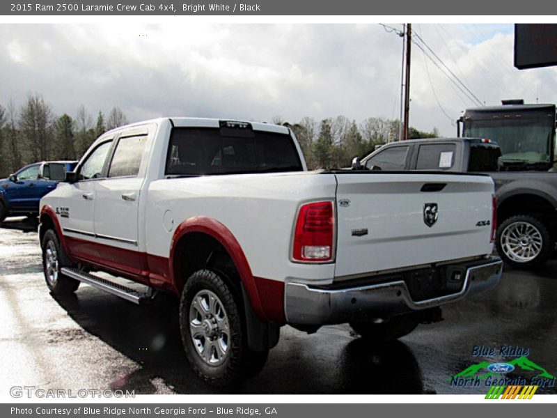 Bright White / Black 2015 Ram 2500 Laramie Crew Cab 4x4