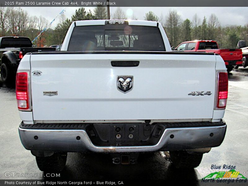 Bright White / Black 2015 Ram 2500 Laramie Crew Cab 4x4