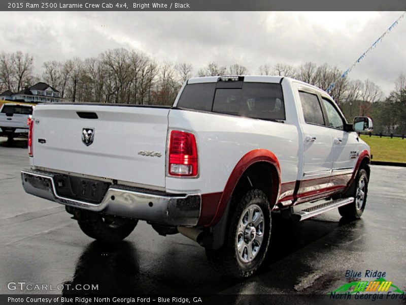 Bright White / Black 2015 Ram 2500 Laramie Crew Cab 4x4