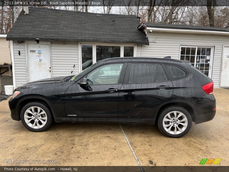 Black Sapphire Metallic / Beige 2013 BMW X1 xDrive 28i