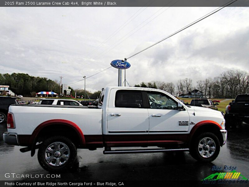 Bright White / Black 2015 Ram 2500 Laramie Crew Cab 4x4