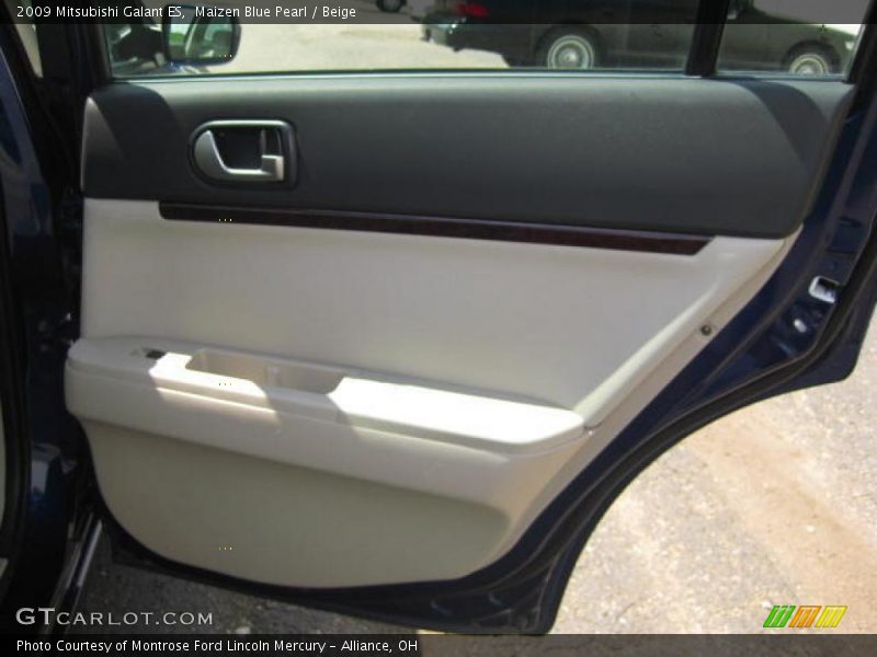Maizen Blue Pearl / Beige 2009 Mitsubishi Galant ES