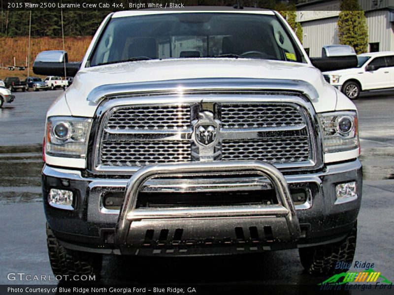 Bright White / Black 2015 Ram 2500 Laramie Crew Cab 4x4