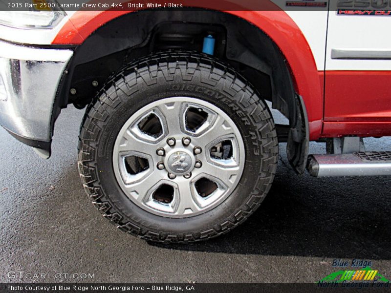 Bright White / Black 2015 Ram 2500 Laramie Crew Cab 4x4