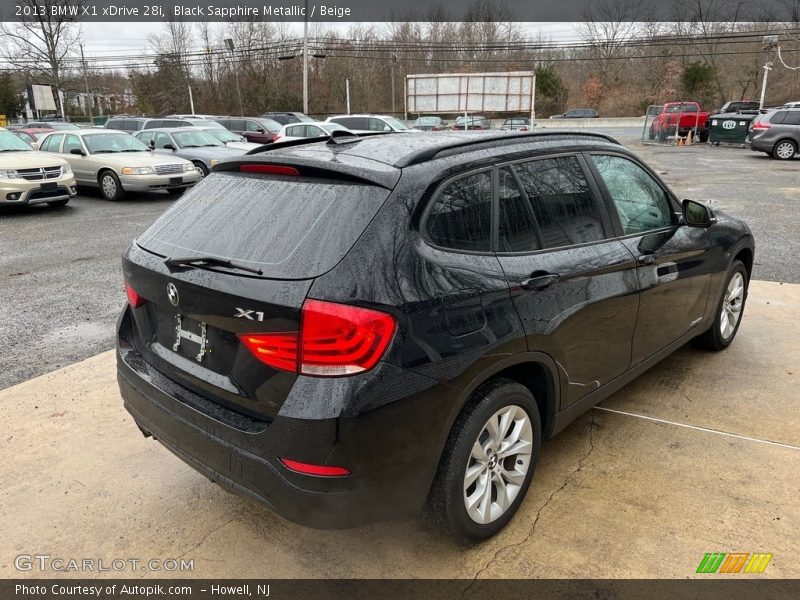 Black Sapphire Metallic / Beige 2013 BMW X1 xDrive 28i