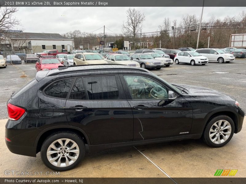 Black Sapphire Metallic / Beige 2013 BMW X1 xDrive 28i