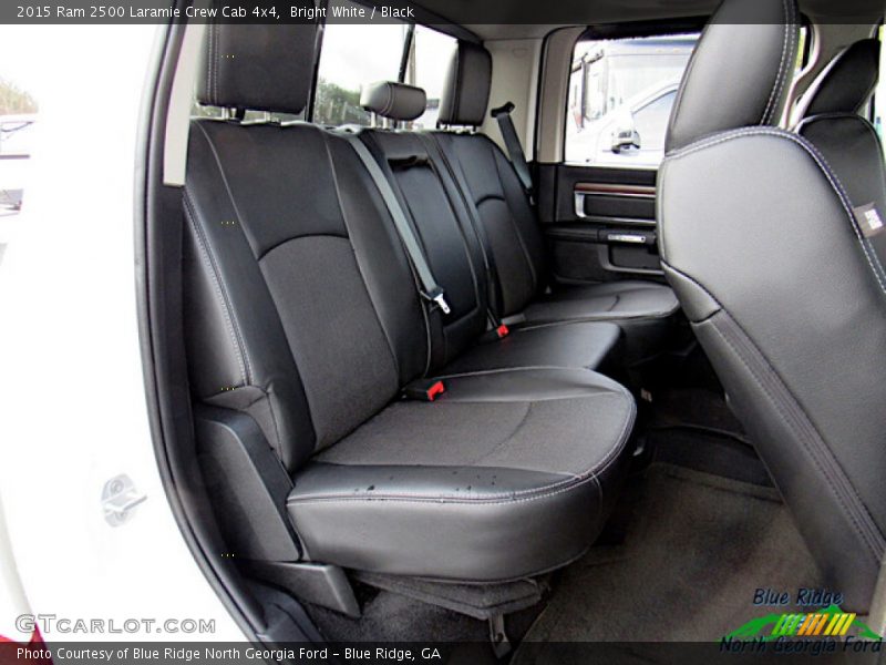 Bright White / Black 2015 Ram 2500 Laramie Crew Cab 4x4