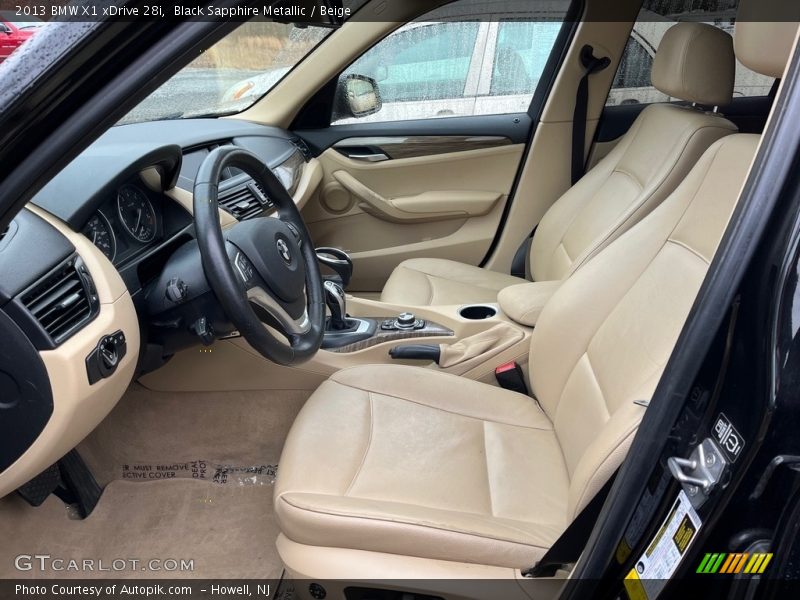 Black Sapphire Metallic / Beige 2013 BMW X1 xDrive 28i