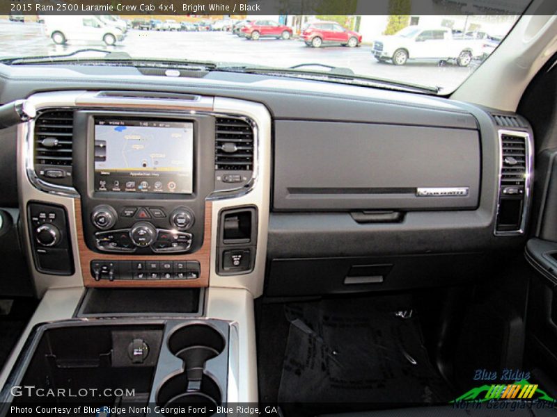 Bright White / Black 2015 Ram 2500 Laramie Crew Cab 4x4