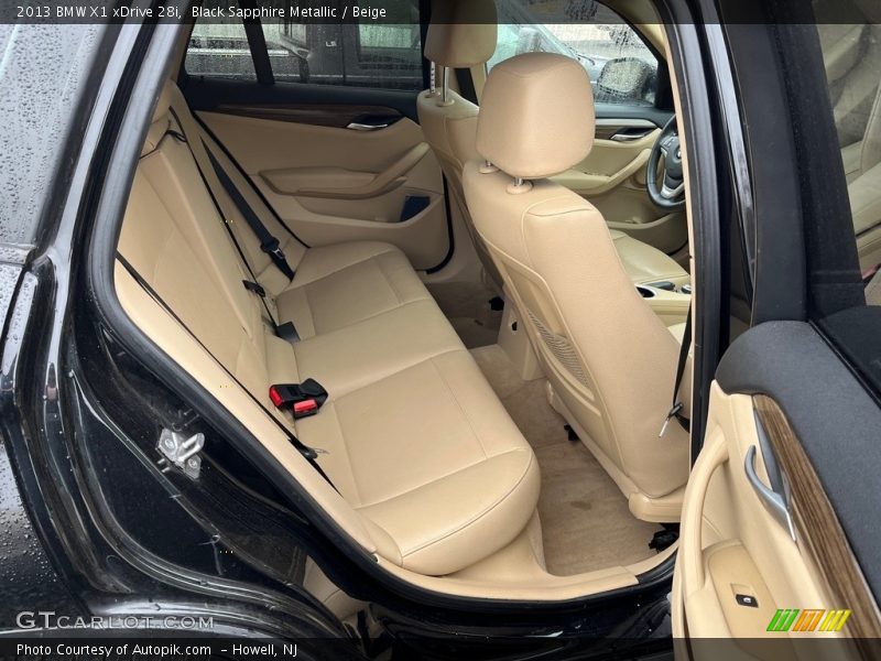 Black Sapphire Metallic / Beige 2013 BMW X1 xDrive 28i