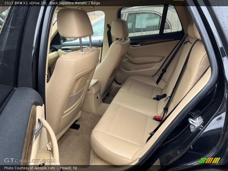 Black Sapphire Metallic / Beige 2013 BMW X1 xDrive 28i