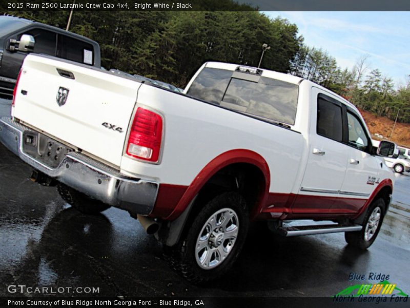 Bright White / Black 2015 Ram 2500 Laramie Crew Cab 4x4