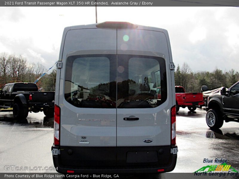 Avalanche Gray / Ebony 2021 Ford Transit Passenger Wagon XLT 350 HR Extended
