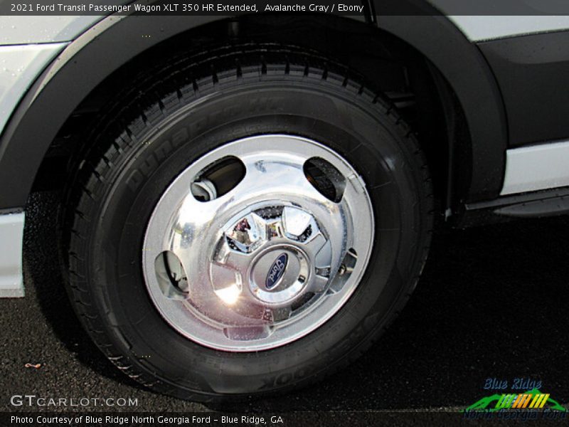 Avalanche Gray / Ebony 2021 Ford Transit Passenger Wagon XLT 350 HR Extended