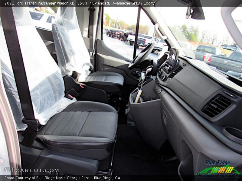 Avalanche Gray / Ebony 2021 Ford Transit Passenger Wagon XLT 350 HR Extended