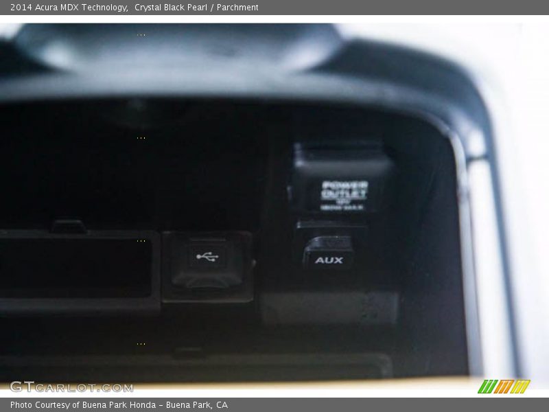 Crystal Black Pearl / Parchment 2014 Acura MDX Technology