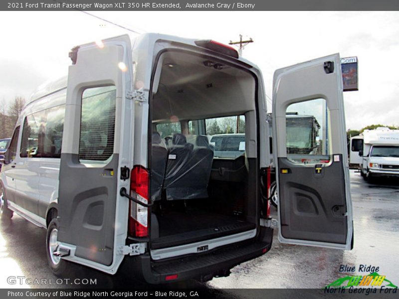 Avalanche Gray / Ebony 2021 Ford Transit Passenger Wagon XLT 350 HR Extended
