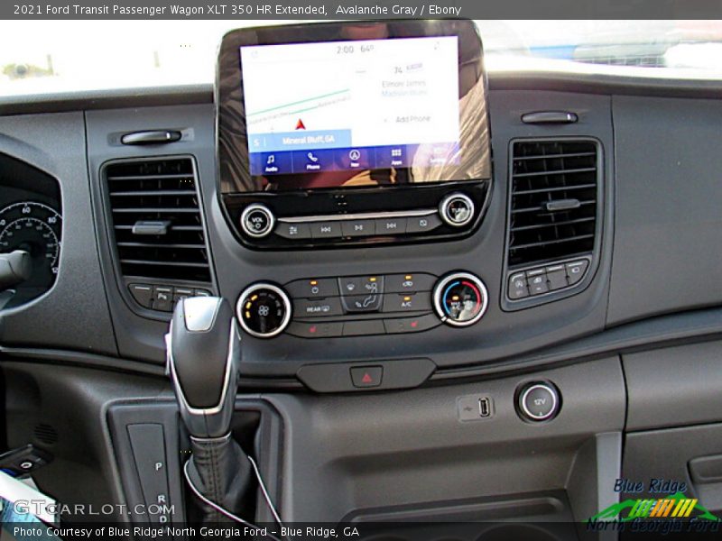 Avalanche Gray / Ebony 2021 Ford Transit Passenger Wagon XLT 350 HR Extended