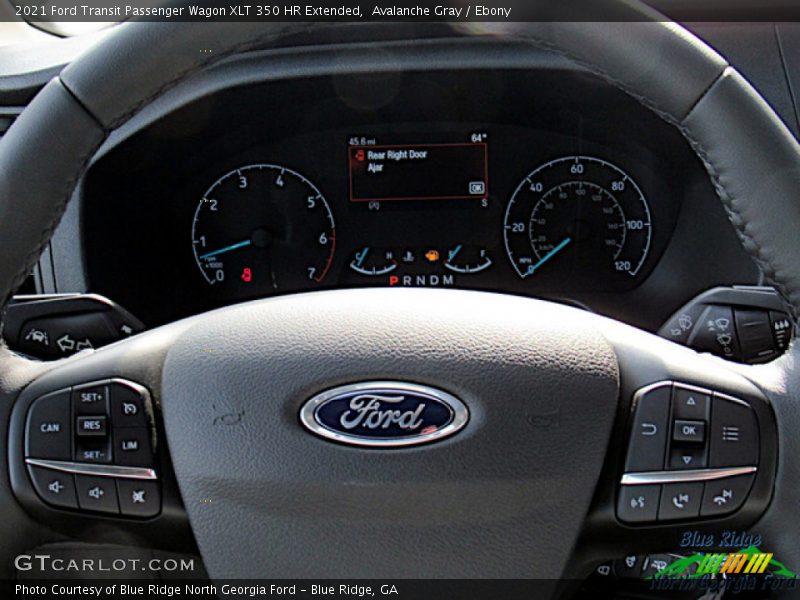 Avalanche Gray / Ebony 2021 Ford Transit Passenger Wagon XLT 350 HR Extended