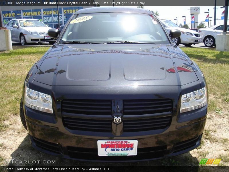Brilliant Black Crystal Pearl / Dark Slate Gray/Light Slate Gray 2008 Dodge Magnum