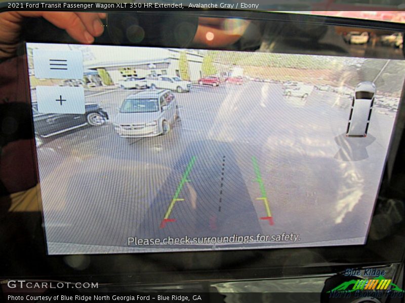 Avalanche Gray / Ebony 2021 Ford Transit Passenger Wagon XLT 350 HR Extended