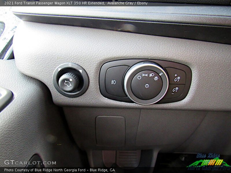 Avalanche Gray / Ebony 2021 Ford Transit Passenger Wagon XLT 350 HR Extended