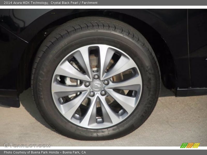 Crystal Black Pearl / Parchment 2014 Acura MDX Technology