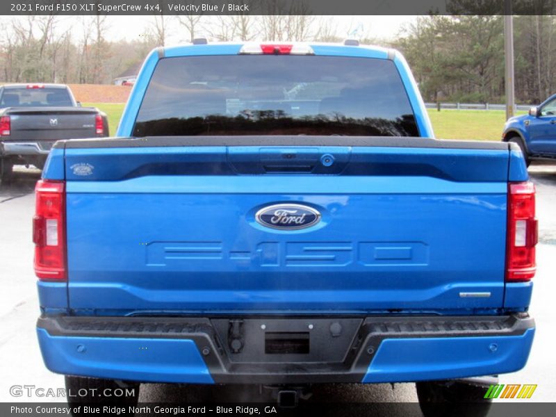 Velocity Blue / Black 2021 Ford F150 XLT SuperCrew 4x4