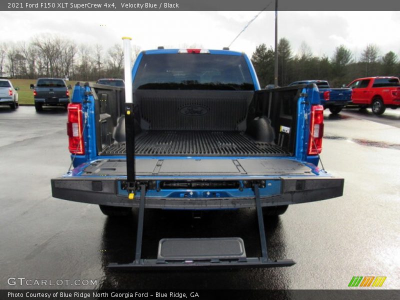 Velocity Blue / Black 2021 Ford F150 XLT SuperCrew 4x4