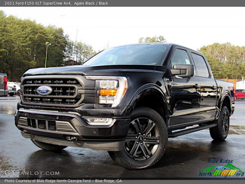 Agate Black / Black 2021 Ford F150 XLT SuperCrew 4x4