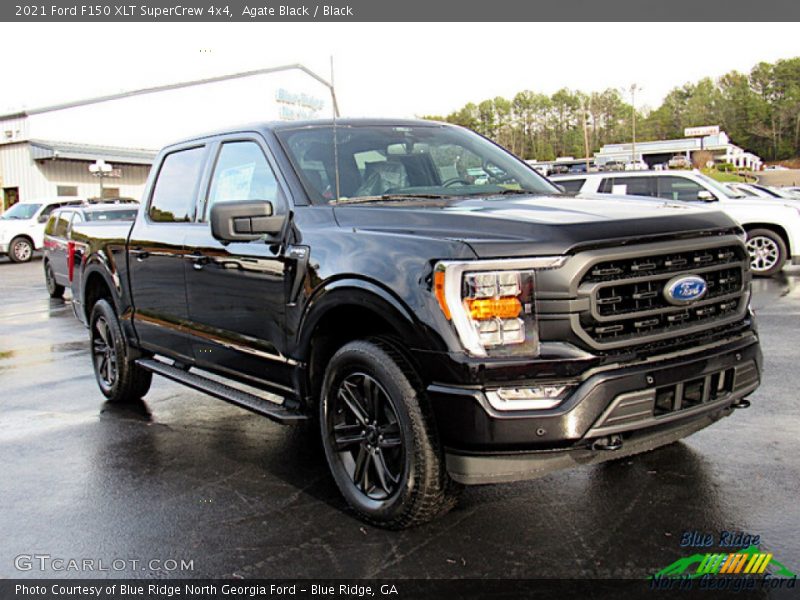 Agate Black / Black 2021 Ford F150 XLT SuperCrew 4x4