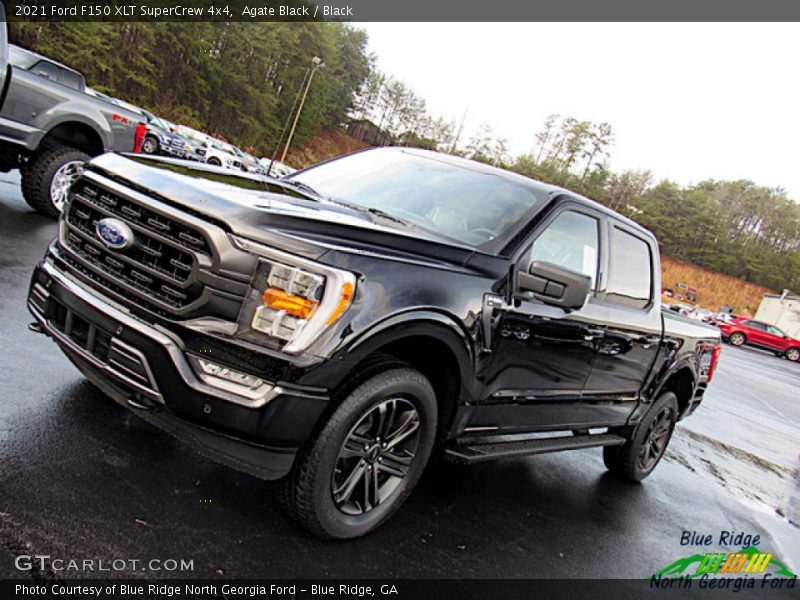Agate Black / Black 2021 Ford F150 XLT SuperCrew 4x4
