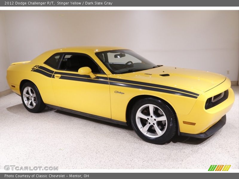 Stinger Yellow / Dark Slate Gray 2012 Dodge Challenger R/T
