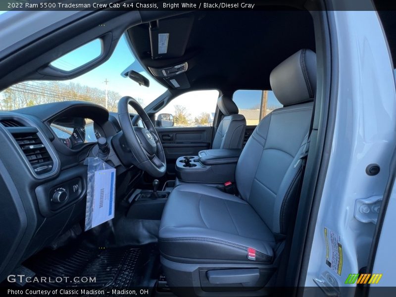 Bright White / Black/Diesel Gray 2022 Ram 5500 Tradesman Crew Cab 4x4 Chassis