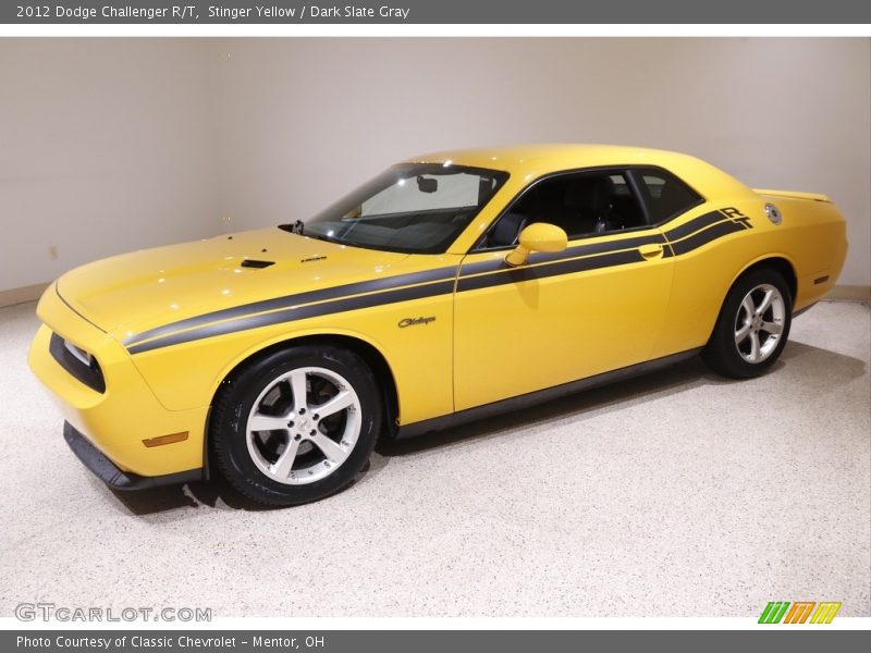 Stinger Yellow / Dark Slate Gray 2012 Dodge Challenger R/T