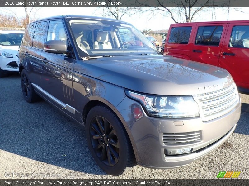 Corris Grey Metallic / Ebony 2016 Land Rover Range Rover HSE
