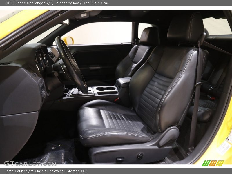 Stinger Yellow / Dark Slate Gray 2012 Dodge Challenger R/T