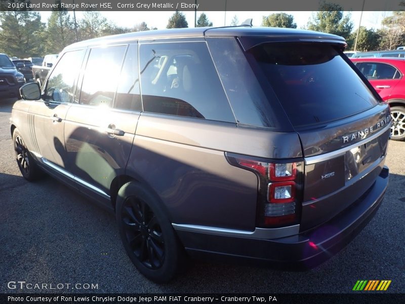 Corris Grey Metallic / Ebony 2016 Land Rover Range Rover HSE