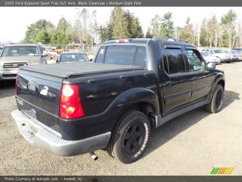 Black Clearcoat / Medium Dark Flint 2005 Ford Explorer Sport Trac XLT 4x4