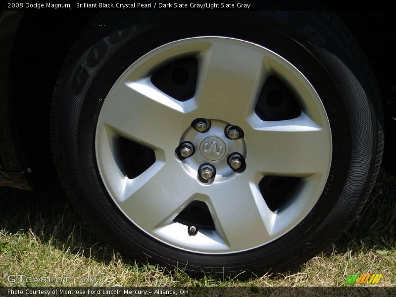 Brilliant Black Crystal Pearl / Dark Slate Gray/Light Slate Gray 2008 Dodge Magnum